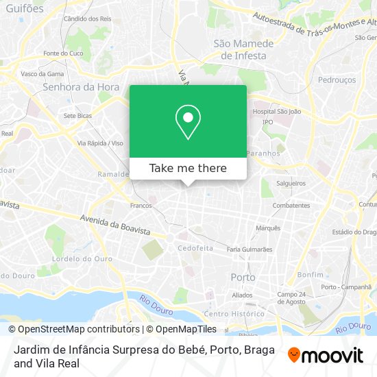 Jardim de Infância Surpresa do Bebé map