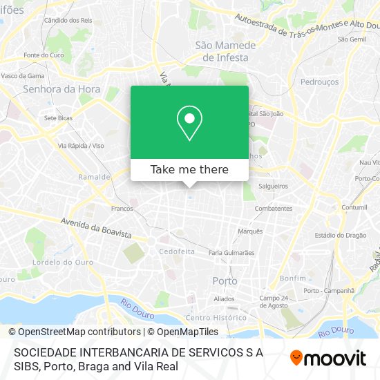 SOCIEDADE INTERBANCARIA DE SERVICOS S A SIBS map