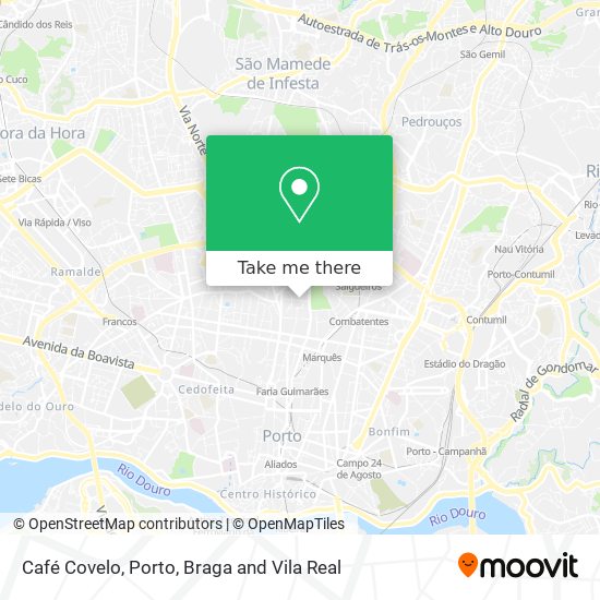 Café Covelo map