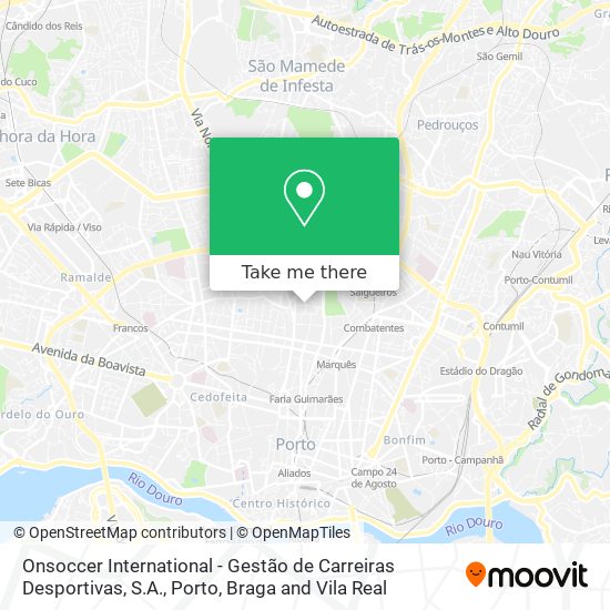 Onsoccer International - Gestão de Carreiras Desportivas, S.A. map