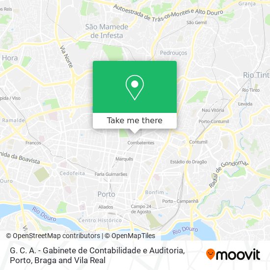 G. C. A. - Gabinete de Contabilidade e Auditoria mapa