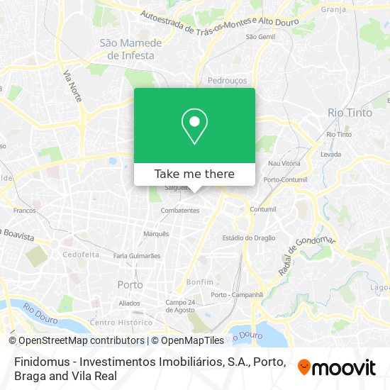 Finidomus - Investimentos Imobiliários, S.A. mapa