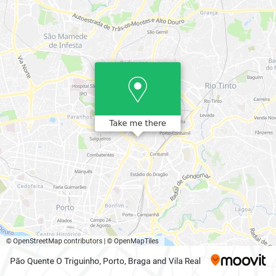 Pão Quente O Triguinho map