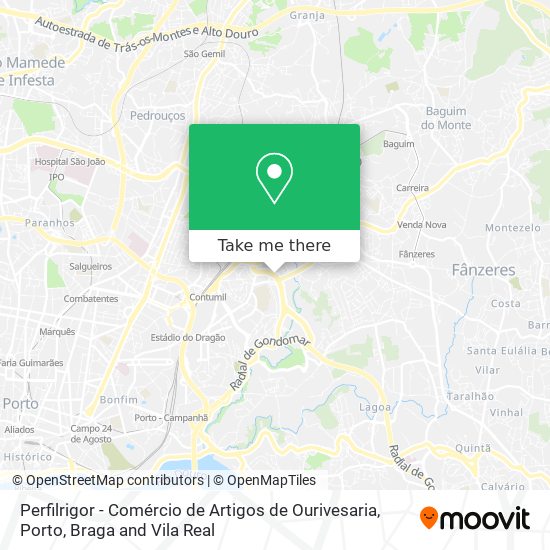 Perfilrigor - Comércio de Artigos de Ourivesaria mapa