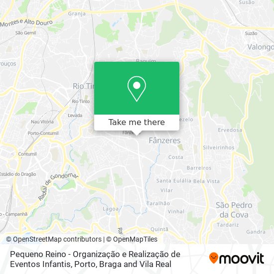 Pequeno Reino - Organização e Realização de Eventos Infantis map