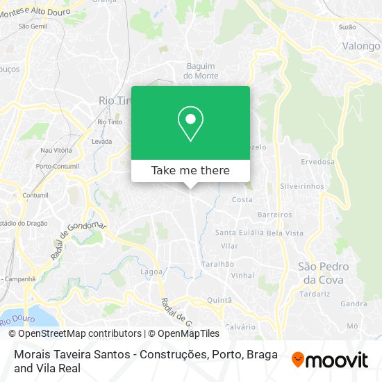Morais Taveira Santos - Construções map