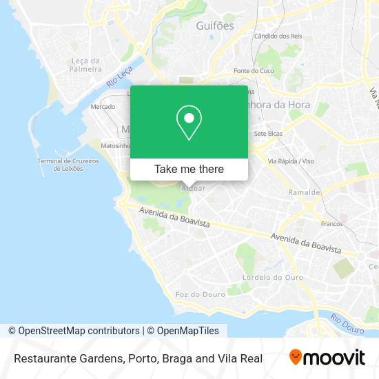 Restaurante Gardens map