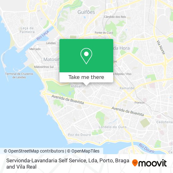 Servionda-Lavandaria Self Service, Lda map