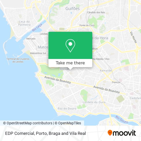 EDP Comercial map