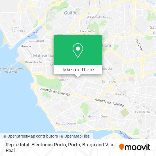 Rep. e Intal. Eléctricas Porto map