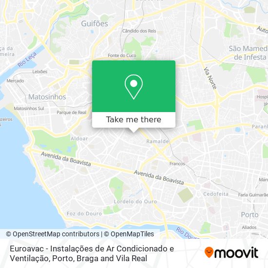 Euroavac - Instalações de Ar Condicionado e Ventilação map