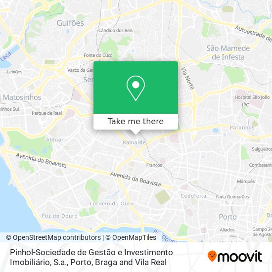 Pinhol-Sociedade de Gestão e Investimento Imobiliário, S.a. mapa