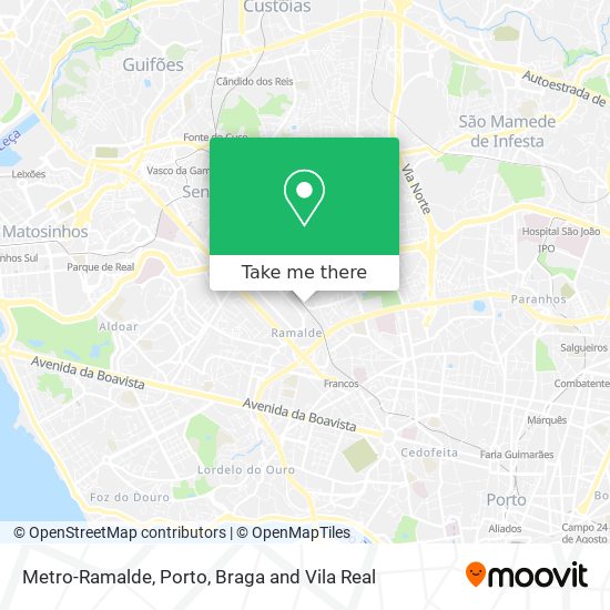 Metro-Ramalde map