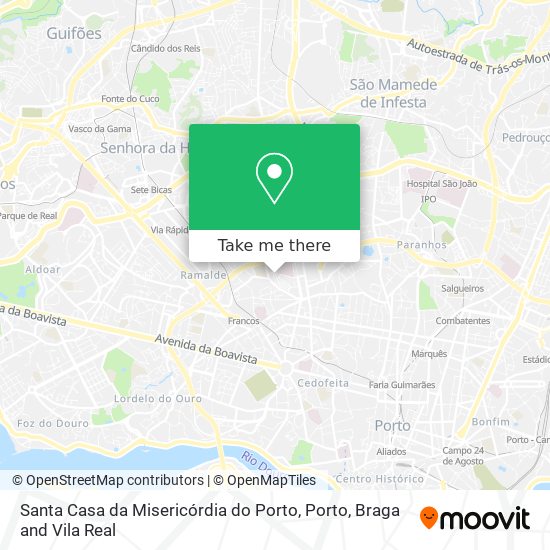 Santa Casa da Misericórdia do Porto map