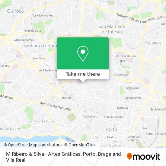M Ribeiro & Silva - Artes Gráficas map