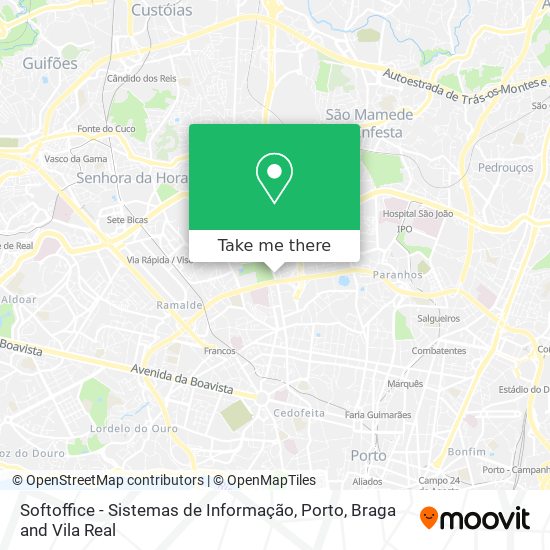 Softoffice - Sistemas de Informação mapa