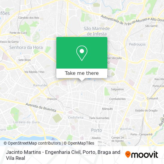 Jacinto Martins - Engenharia Civil map