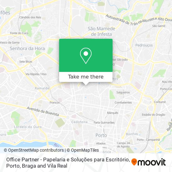 Office Partner - Papelaria e Soluções para Escritório map