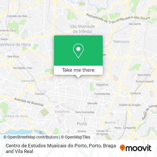 Centro de Estudos Musicais do Porto map
