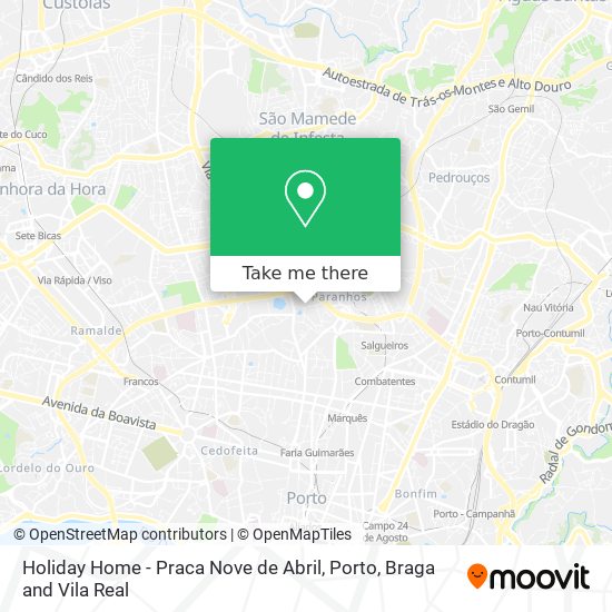 Holiday Home - Praca Nove de Abril map