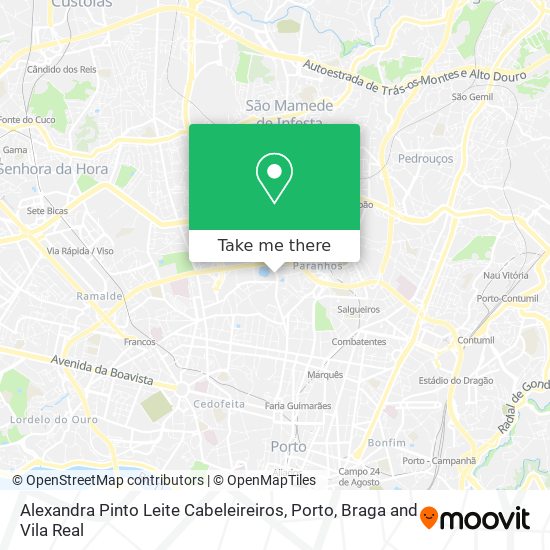 Alexandra Pinto Leite Cabeleireiros map