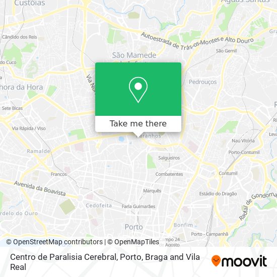 Centro de Paralisia Cerebral mapa