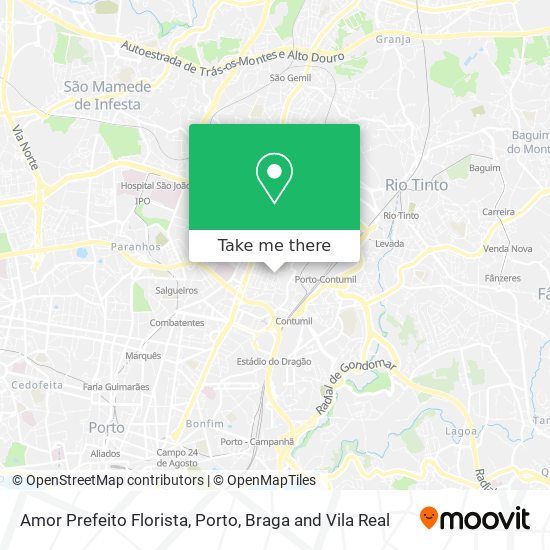 Amor Prefeito Florista mapa