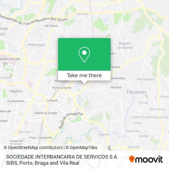 SOCIEDADE INTERBANCARIA DE SERVICOS S A SIBS mapa