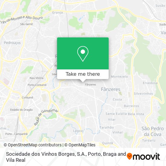 Sociedade dos Vinhos Borges, S.A. map