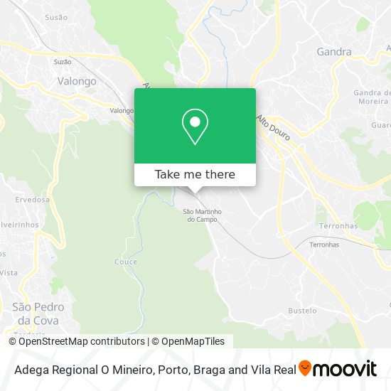 Adega Regional O Mineiro map