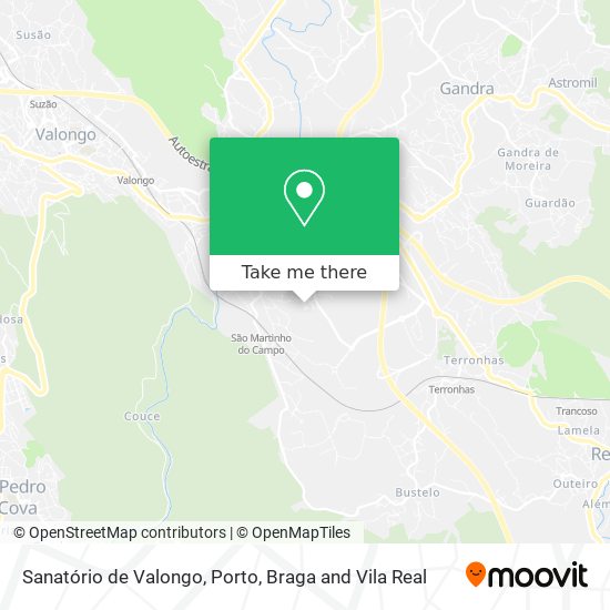 Sanatório de Valongo map