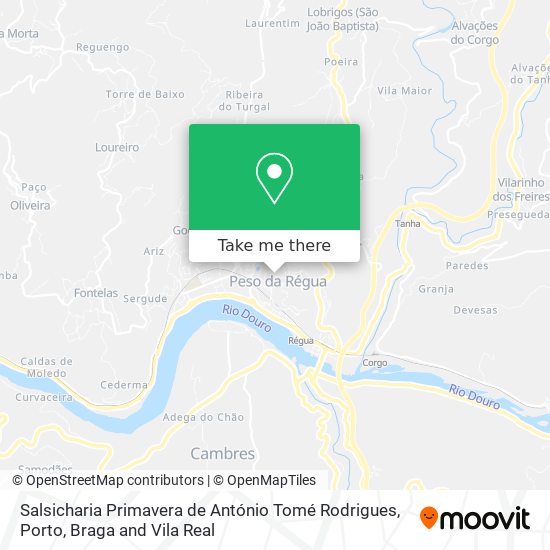 Salsicharia Primavera de António Tomé Rodrigues mapa