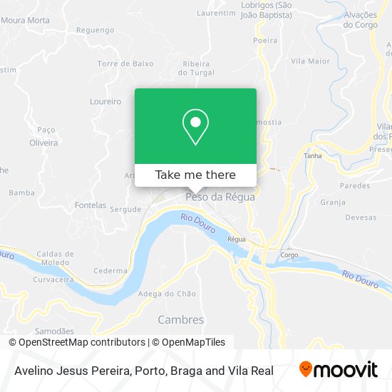 Avelino Jesus Pereira mapa