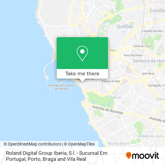 Roland Digital Group Iberia, S.l. - Sucursal Em Portugal mapa
