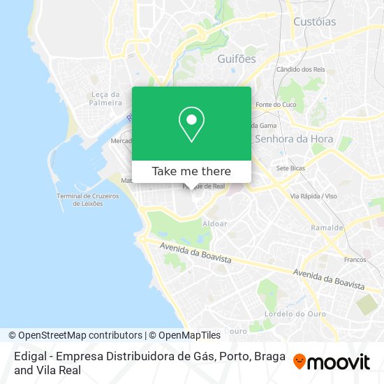 Edigal - Empresa Distribuidora de Gás map