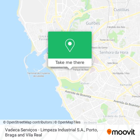 Vadeca Serviços - Limpeza Industrial S.A. map