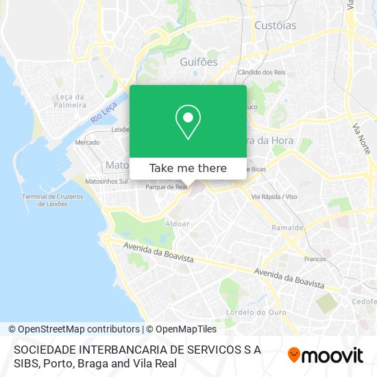 SOCIEDADE INTERBANCARIA DE SERVICOS S A SIBS map