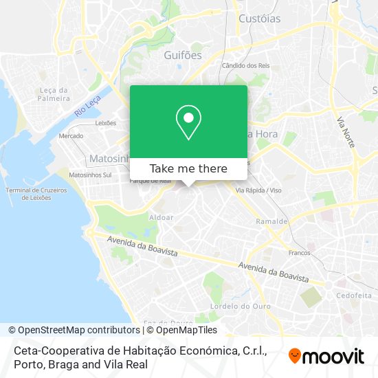 Ceta-Cooperativa de Habitação Económica, C.r.l. map