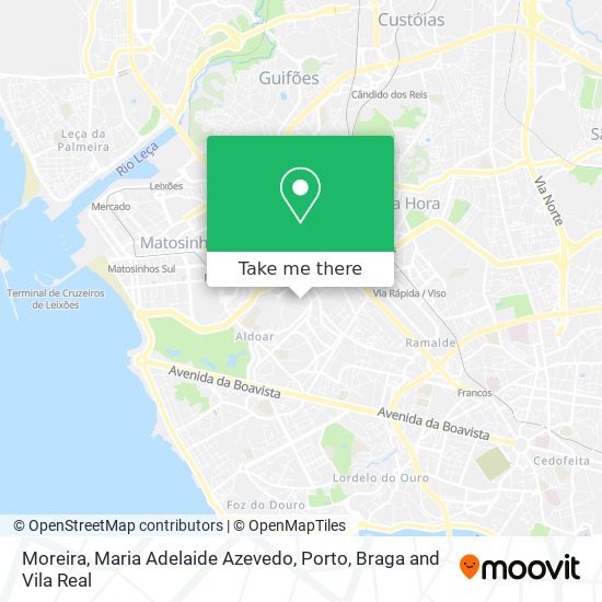 Moreira, Maria Adelaide Azevedo map