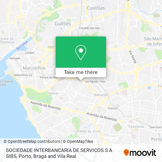 SOCIEDADE INTERBANCARIA DE SERVICOS S A SIBS mapa