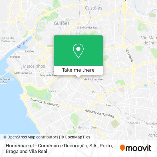 Homemarket - Comércio e Decoração, S.A. map