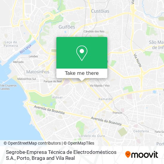 Segrobe-Empresa Técnica de Electrodomésticos S.A. map