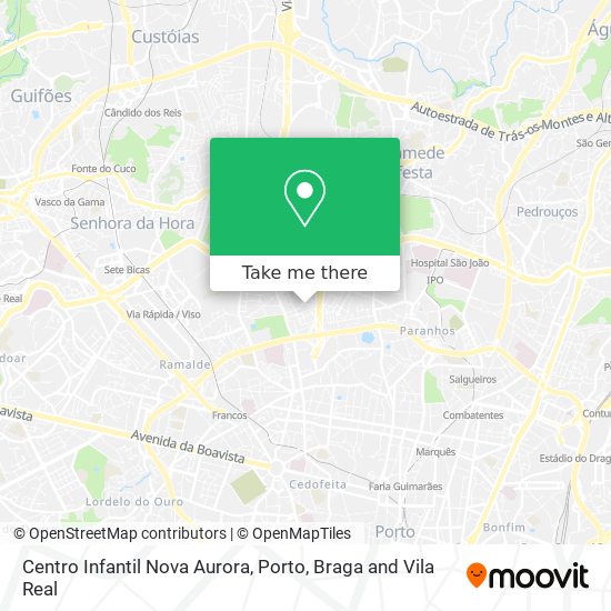 Centro Infantil Nova Aurora map