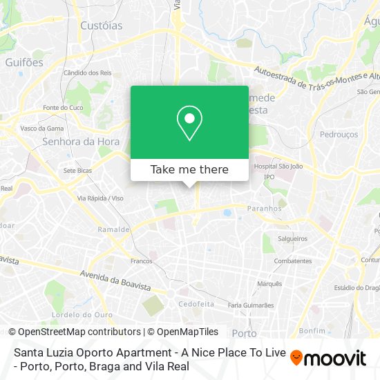 Santa Luzia Oporto Apartment - A Nice Place To Live - Porto mapa