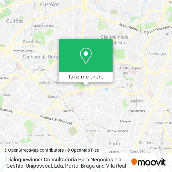 Dialoguewinner Consultadoria Para Negocios e a Gestão, Unipessoal, Lda map