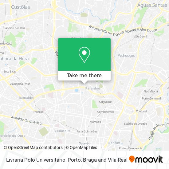 Livraria Polo Universitário map