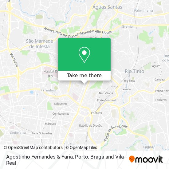 Agostinho Fernandes & Faria map