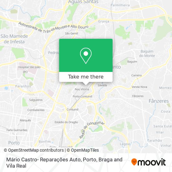 Mário Castro- Reparações Auto map