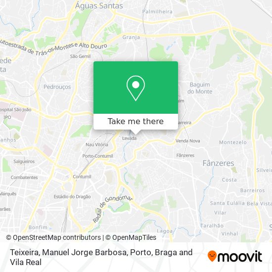 Teixeira, Manuel Jorge Barbosa map