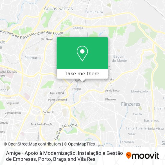 Amige - Apoio à Modernização, Instalação e Gestão de Empresas map